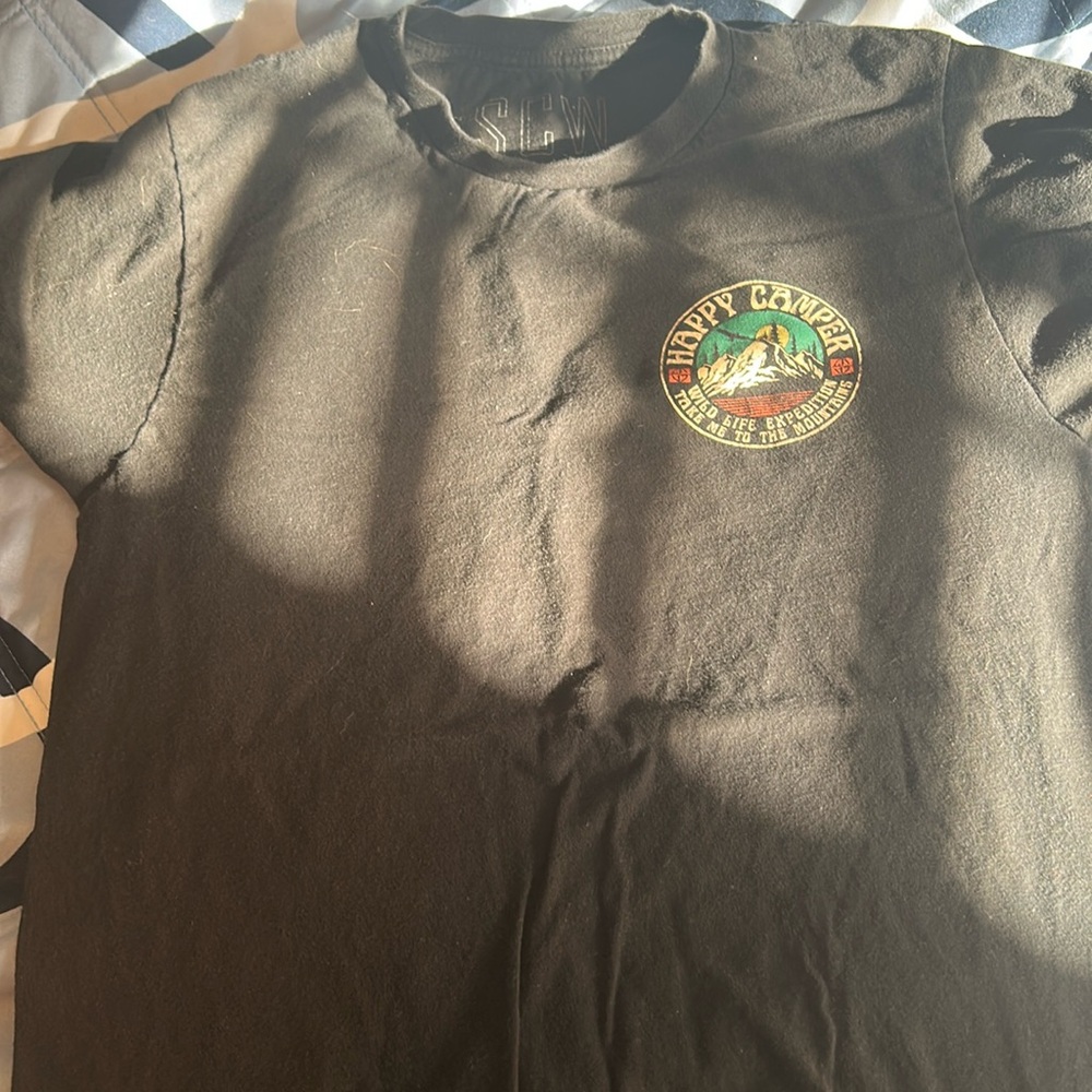 SCW T Shirt Black Happy Camper